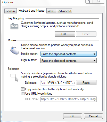 configure xterm-like copy and paste [2] - Forum Archive - NetSarang ...