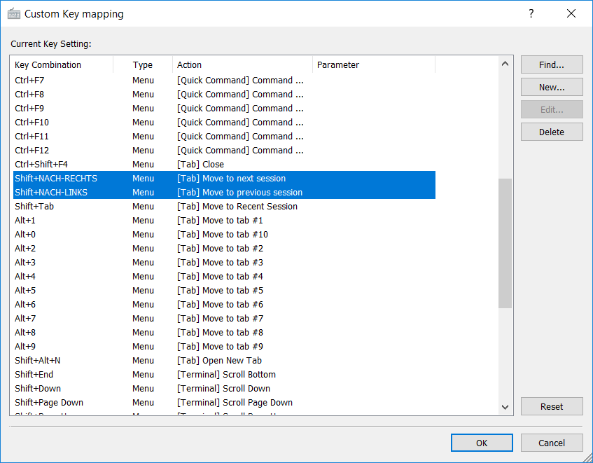 SHIFT+ArrowKey not working for switching between tabs [3] Forum